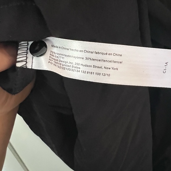 ELOQUII Black Tie front romper - Picture 6 of 6